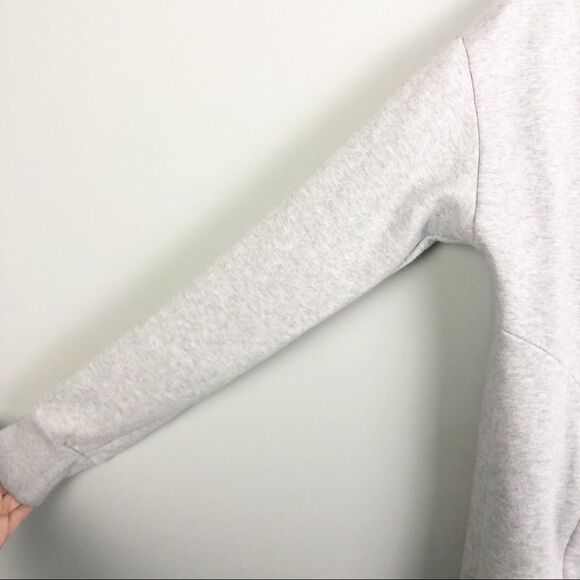 GYMSHARK | So Soft Light Gray Funnel Neck Sweatshirt Women’s Size Small - Picture 5 of 10